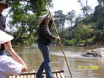 I got a chance to steer the raft!