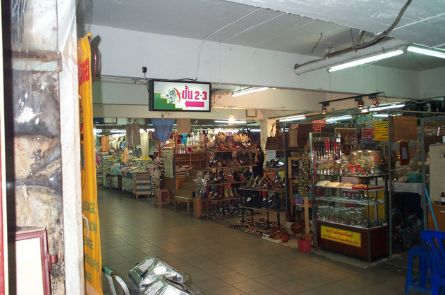 An indoor market in Chiang Mai