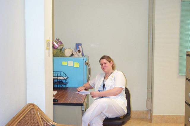 Nurse Angela at Grace