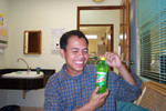 There is no Mountain Dew in Chiang Mai, so I brought one for Sam!