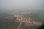 Chiang Mai from the plane-sorry about the haze, but I still think it's pretty.